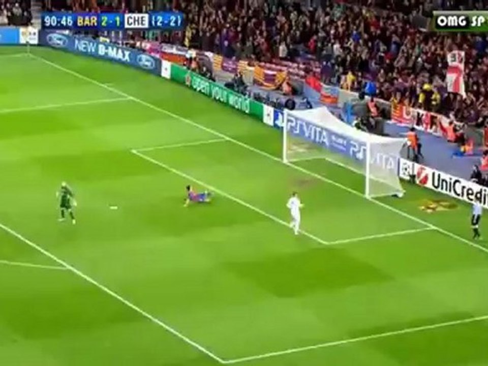 Chelsea players dancing after the victory over the "Barcelona"