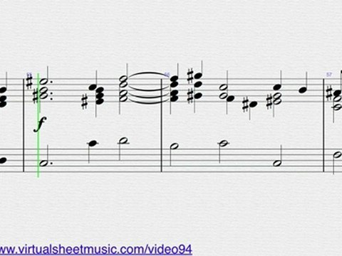George Frideric Handel's, Hornpipe from Water Music piano sheet music - Video Score
