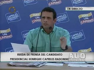 Capriles sobre la LOT: "Es una Ley que la ponen ahí para tratar de ganar el 7 de octubre"