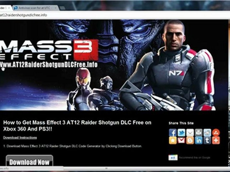 Get Free Mass Effect 3 AT12 Raider Shotgun DLC