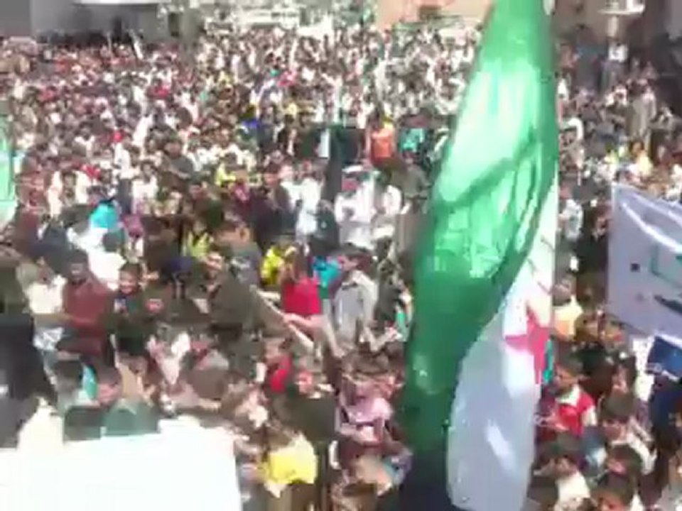 فري برس ادلب مظاهرة معصران ادلب الاثنين 30 4 2012 Idlib