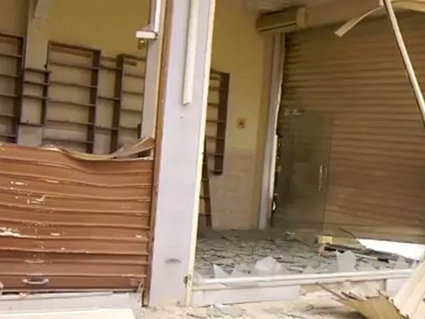 فري برس ريف حلب الاتارب اثار الخراب جراء القصف بالدبابات 30 4 2012 Aleppo