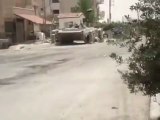 فري برس ريف دمشق الرحيبة المحاصرة حاجز طريق الضمير 30 4 2012 Damascus