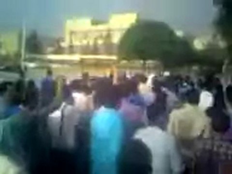 فري برس جامعة حلب مظاهرة أحرار كلية الميكانيك 30 4 2012 جـ2 Aleppo