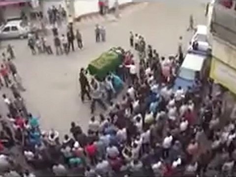 فري برس ريف دمشق تشييع الشهيد البطل عمار علاء الدين زبداني 30 4 2012 ج1 Damascus