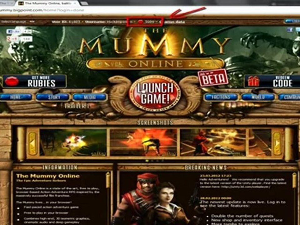 The Mummy Online Hack [Rubies] Cheat---FREE Download---May June 2012 Update