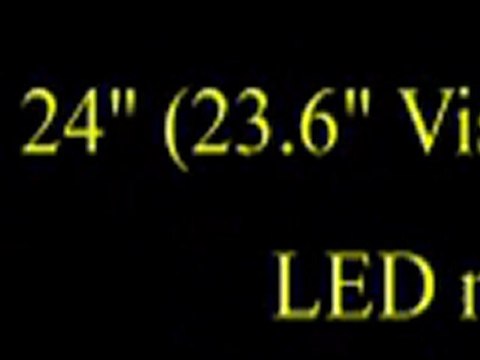 Viewsonic VX2453MH-LED 24-Inch Ultra-thin Widescreen LED Monitor - Black