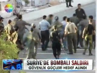 Suriye'de bombalı saldırı - 30 nisan 2012