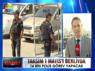 Taksim 1 mayıs'ı bekliyor - 30 nisan 2012