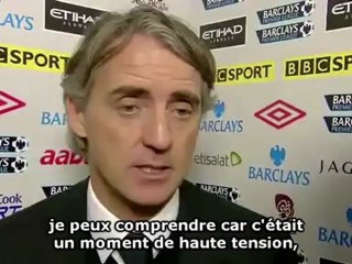 Mancini ne se voit pas champion, Ferguson l'attaque !