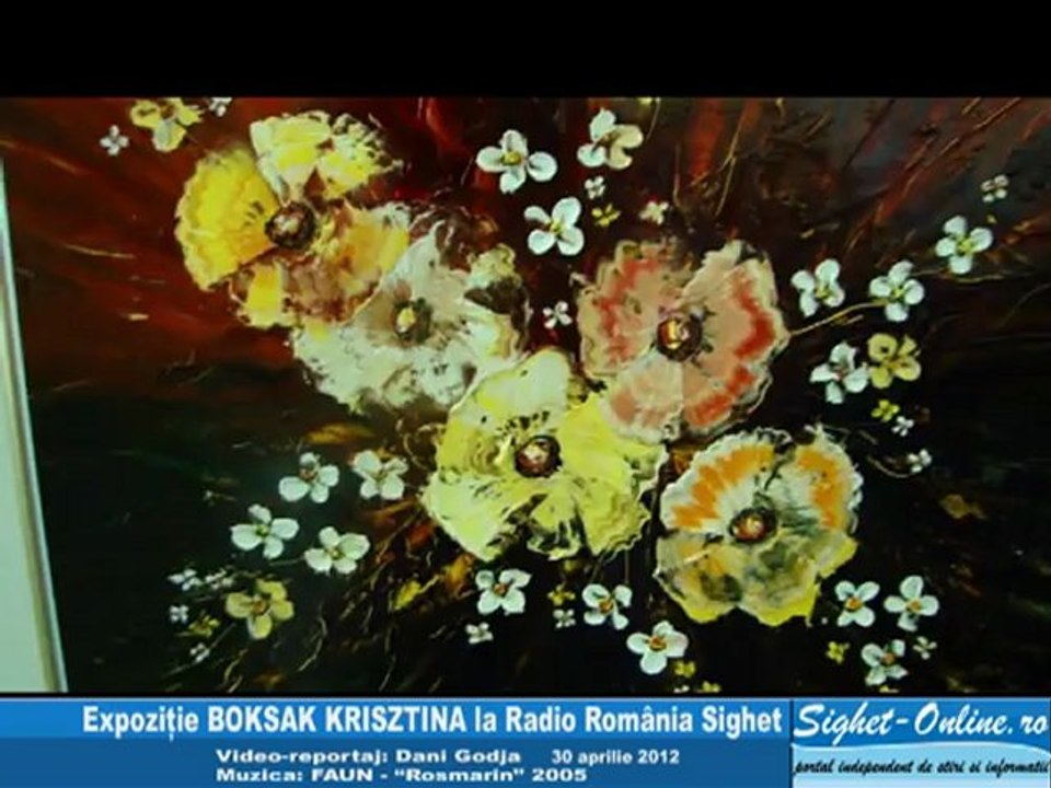 Expozitie Bocsak Kristina la Sala Radio Sighet