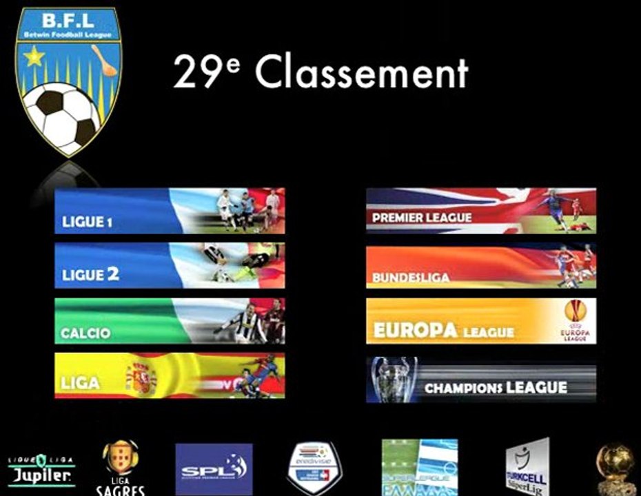 B.F.L. Classement°29-2012