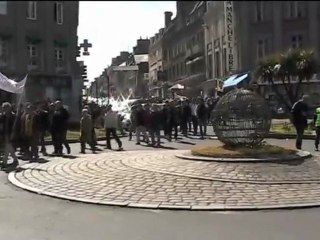 rassemblement intersyndical et défilé du 1er mai 2012 à Avranches (50)