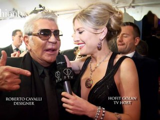 Roberto Cavalli Interview at amfAR Gala 2012 | FashionTV