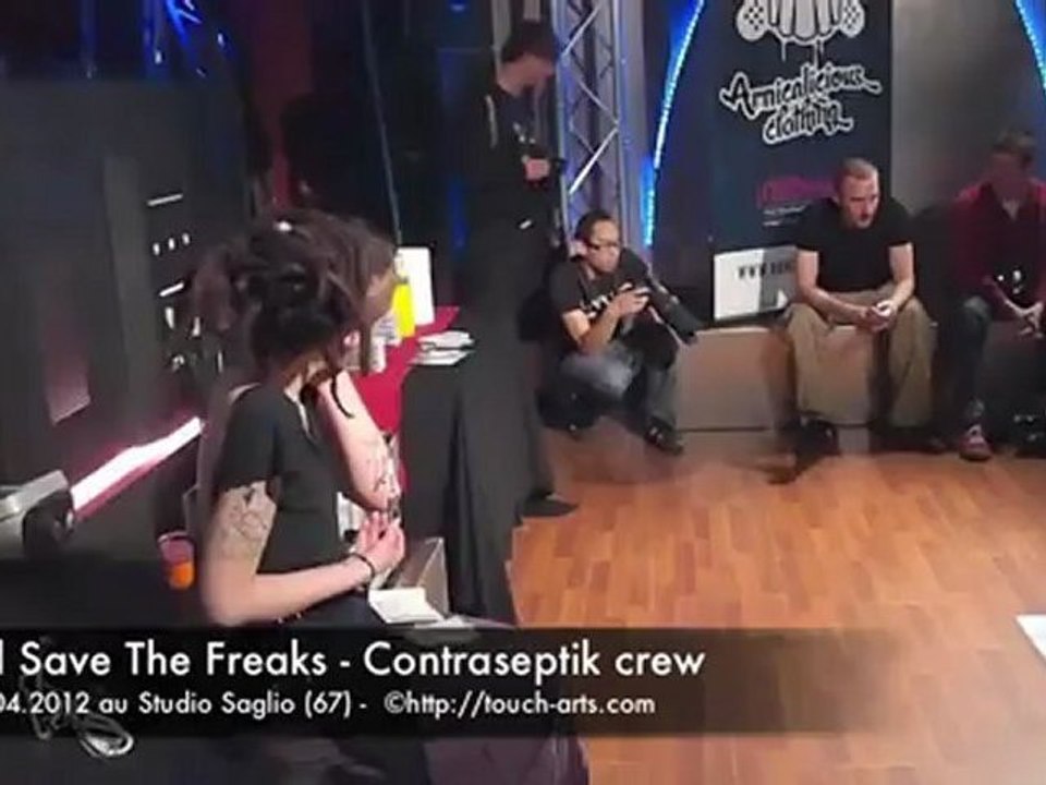 God Save The Freaks - Contraseptik crew - Show suspension performance shibari