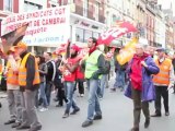 1er mai: Des centaines de manifestants dans les rues de Cambrai