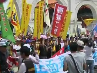 Asian workers on streets for May Day