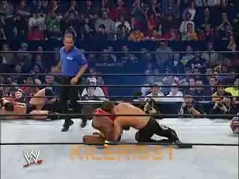 WWE No Way Out 2003 - Team Angle vs Brock Lesnar and Chris Benoit
