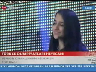 TRT 10.TÜRKÇE OLİMPİYATLARI ALMANYA