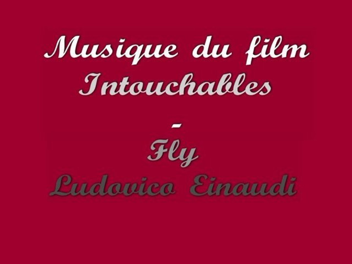 Musique du film Intouchables - Fly - Ludovico Einaudi - Piano - Vidéo  Dailymotion