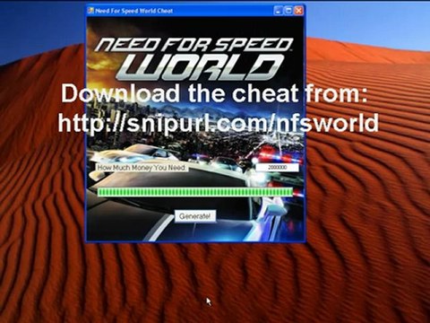 NFS World Hack Cheat |FREE Download| May June 2012 Update