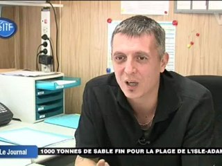 1000 tonnes de sable fin pour la plage de L’Isle-Adam