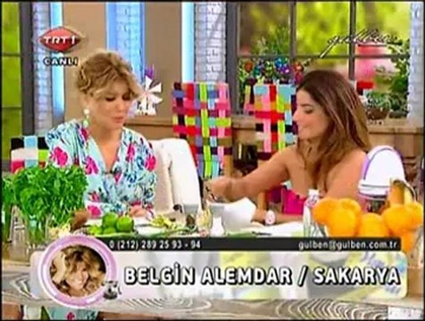 GÜLBEN - Gül Kaynak'tan Çiğ Beslenmenin Önemi ve Çilekli - Biberli Çorba ile Yeşil Limonlu Tart Tarifi 1.Bölüm 01.05.12