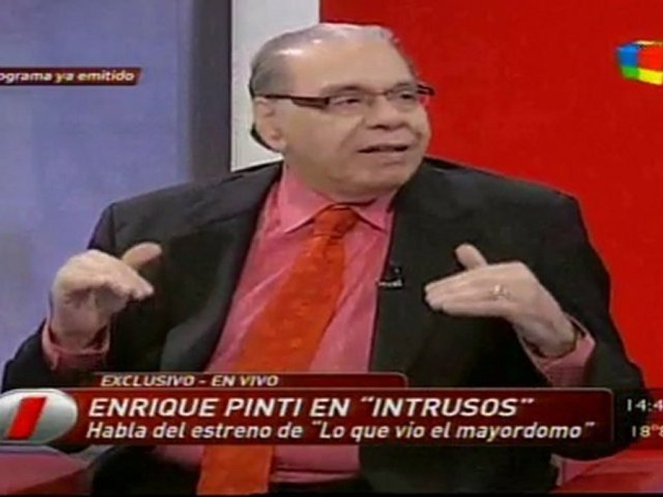 Enrique Pinti habla de Política y Televisión