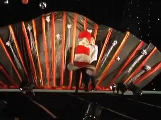 Girl Dressed As Hat From "Cat In The Hat" Keeps Falling Off Stage