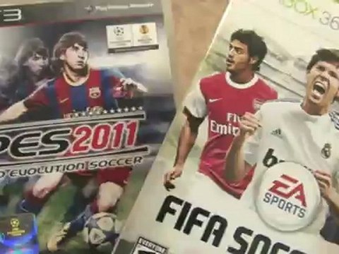 Classic Game Room : FIFA 11 vs. PES 2011 packaging review