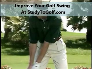 left handed golf swing