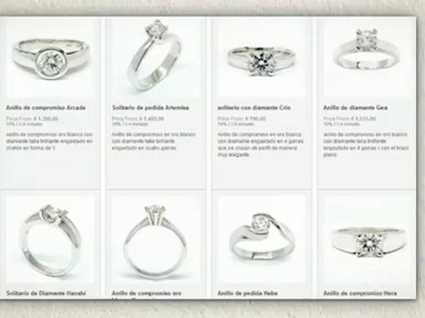 Anillos de compromiso con Diamantes