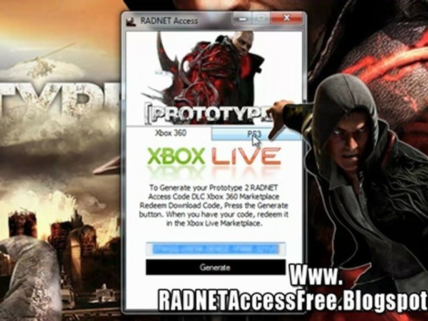 How to Get Prototype 2 RADNET Access DLC Free - video Dailymotion