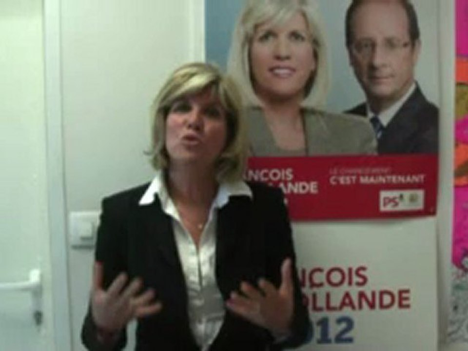 sylvie andrieux réagit à la victoire de François Hollande