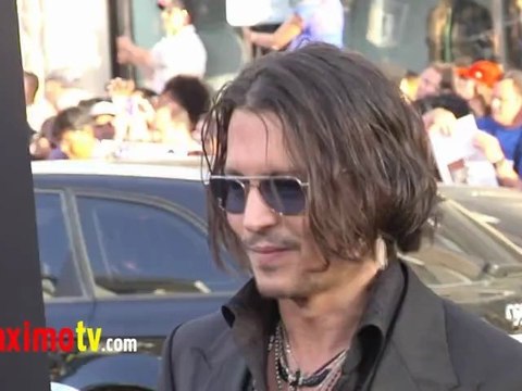 Johnny Depp "Dark Shadows" Los Angeles Premiere ARRIVALS