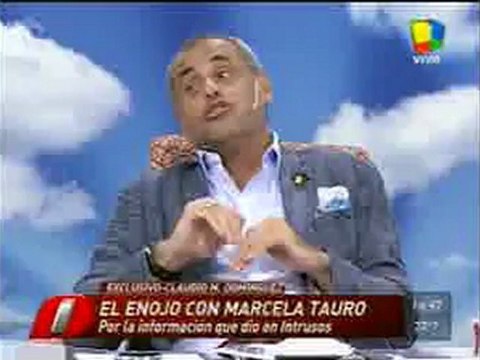 Pronto.com.ar Fuerte cruce entre Tauro y Dominguez