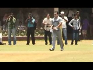 Salman Khan Plays For Physically Handicapped