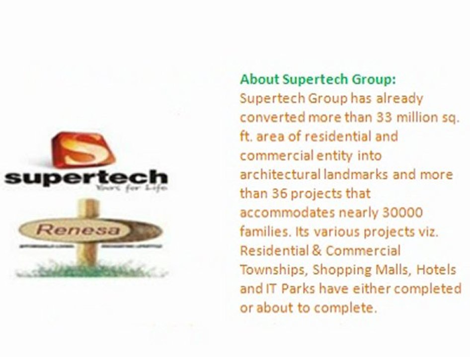 Supertech Renesa [{9873111181}] Supertech Renesa Sector 118 Noida !! Supertech Renesa New Project - Supertech Renesa [Supertech Renesa Noida]