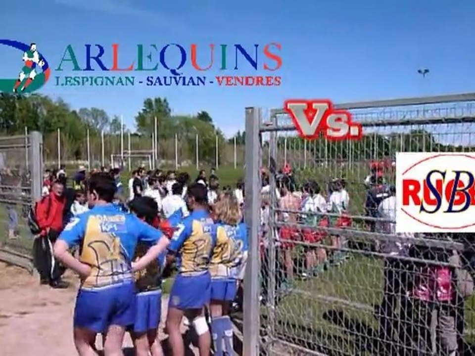 Finale tournoi ecole de rugby a boujan sur libron 1 mai 2012