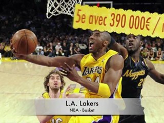 Les clubs de sport qui paient le mieux au monde