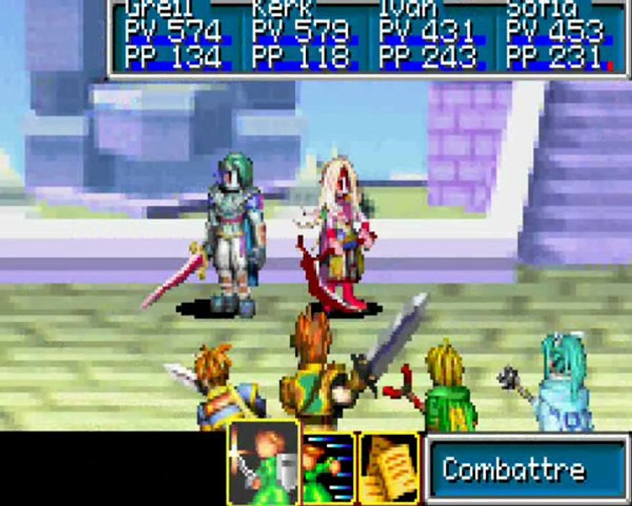 Golden Sun 38) Bataille en haut du phare!