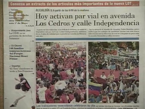 Titulares de Primera Página este 02 de Mayo