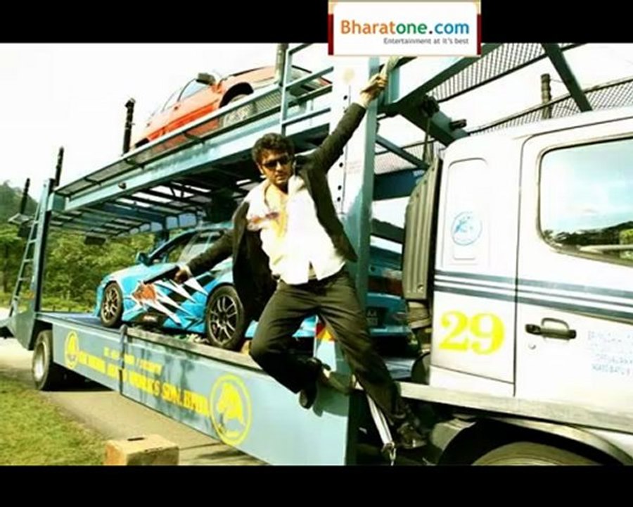Tamil Ajith's Death Defying Stunts In Billa 2