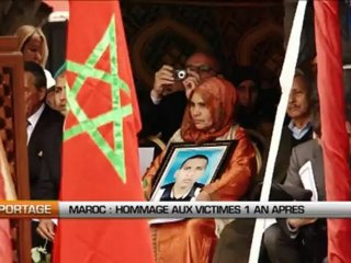 Maroc, hommage aux victimes 1 an après