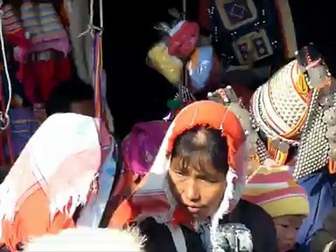 Marché de Xiding, sud Yunnan, Chine, nov. 2010 -