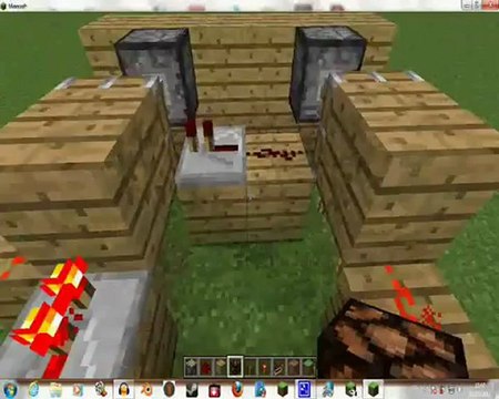 Tuto Minecraft: Porte ou lumiére à deux leviers - Vidéo Dailymotion