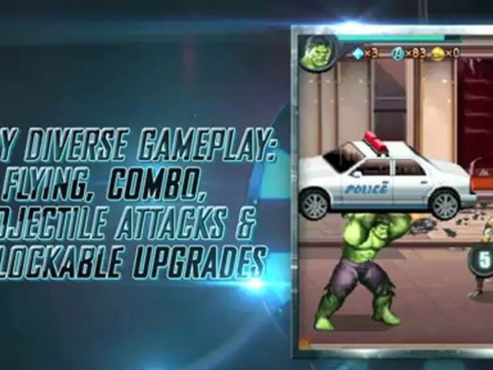 The Avengers (Trailer) - Jeu JAVA et Android de Gameloft