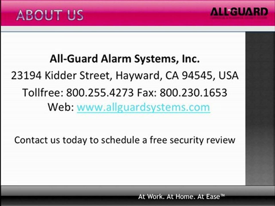 Security Camera Monitoring Services for Business Properties throughout the San Francisco Metro