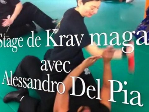 Stage de Krav maga avec Alessandro Del Pia