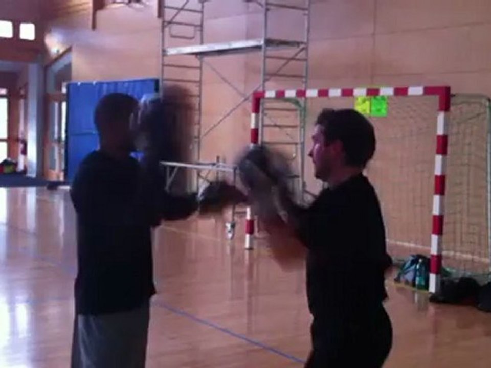 boxe loisir Eric et le coach